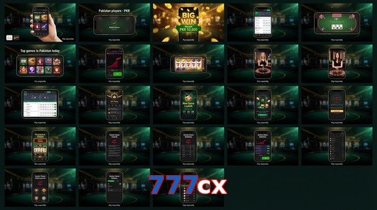 Main screen of 777Cx bet page for PK players