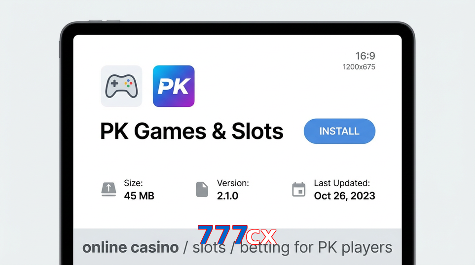 Game list for 777Cx gameapk section