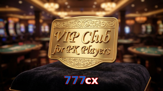 Main screen of 777Cx vip page for PK players